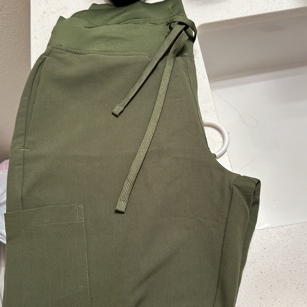 Olive Green Women's Pants - Picture 2 of 2